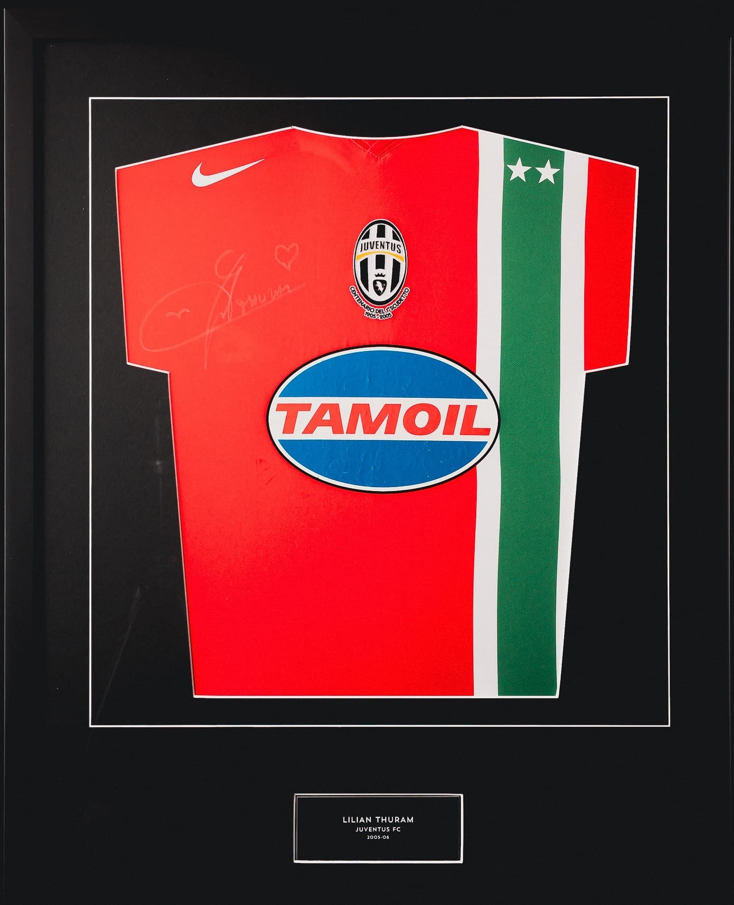 Marcus Thuram Signed Jersey – Custom Football Frame Display